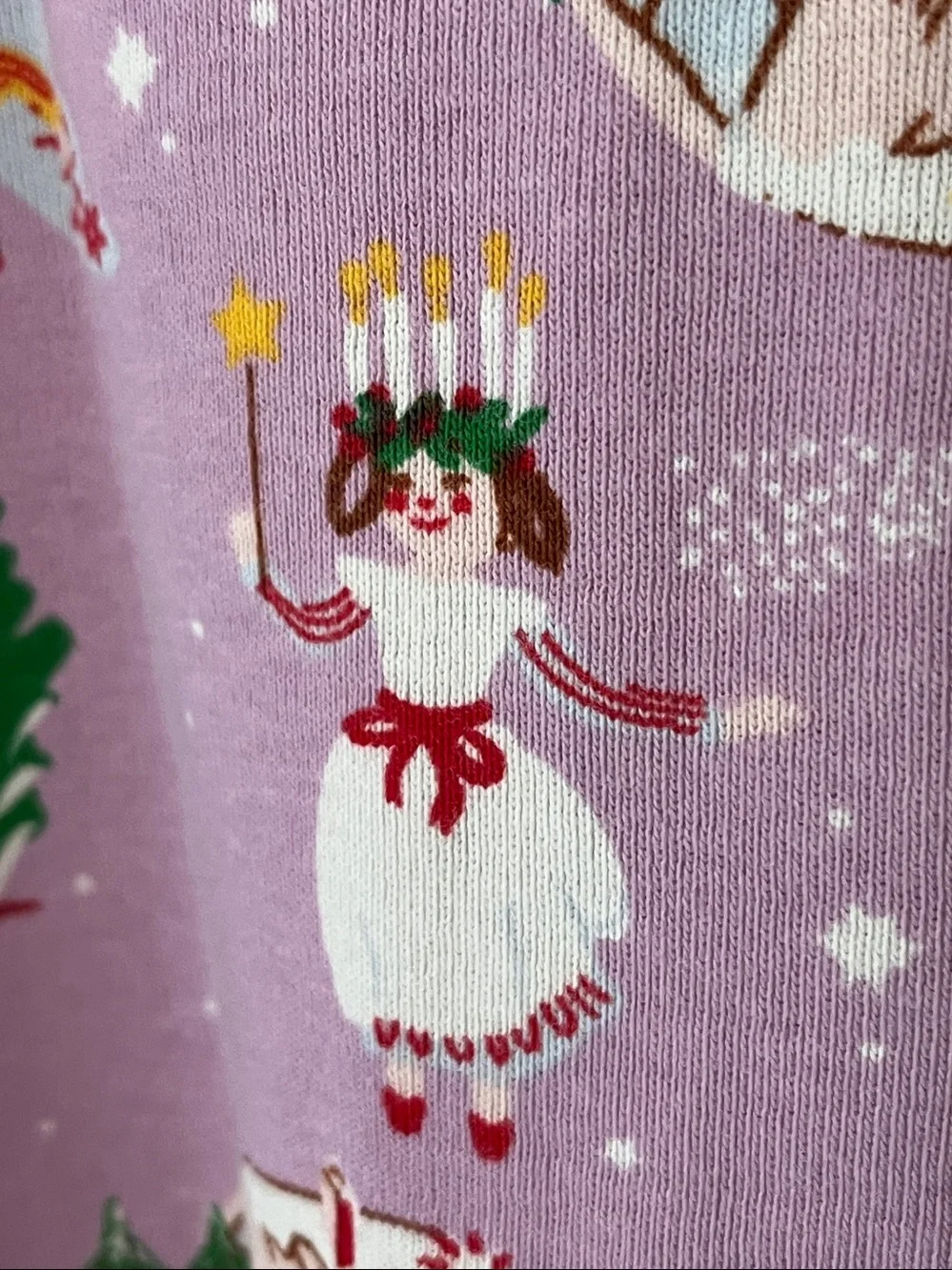Hanna Andersson Holiday Pajamas Organic Cotton Size 8